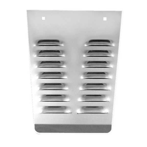 14"L SS Louvered Anti-Sail Plates for Rear Flaps