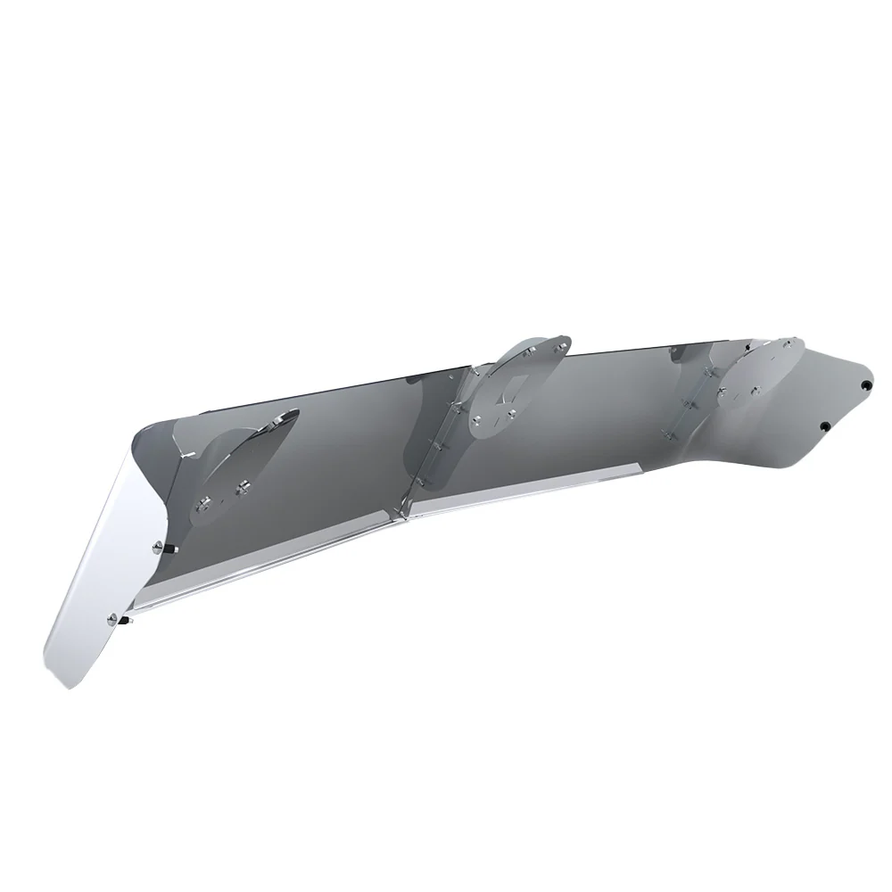 15" Stainless Steel Drop Visor 2013+ Peterbilt 567, 579 Models - Image 2