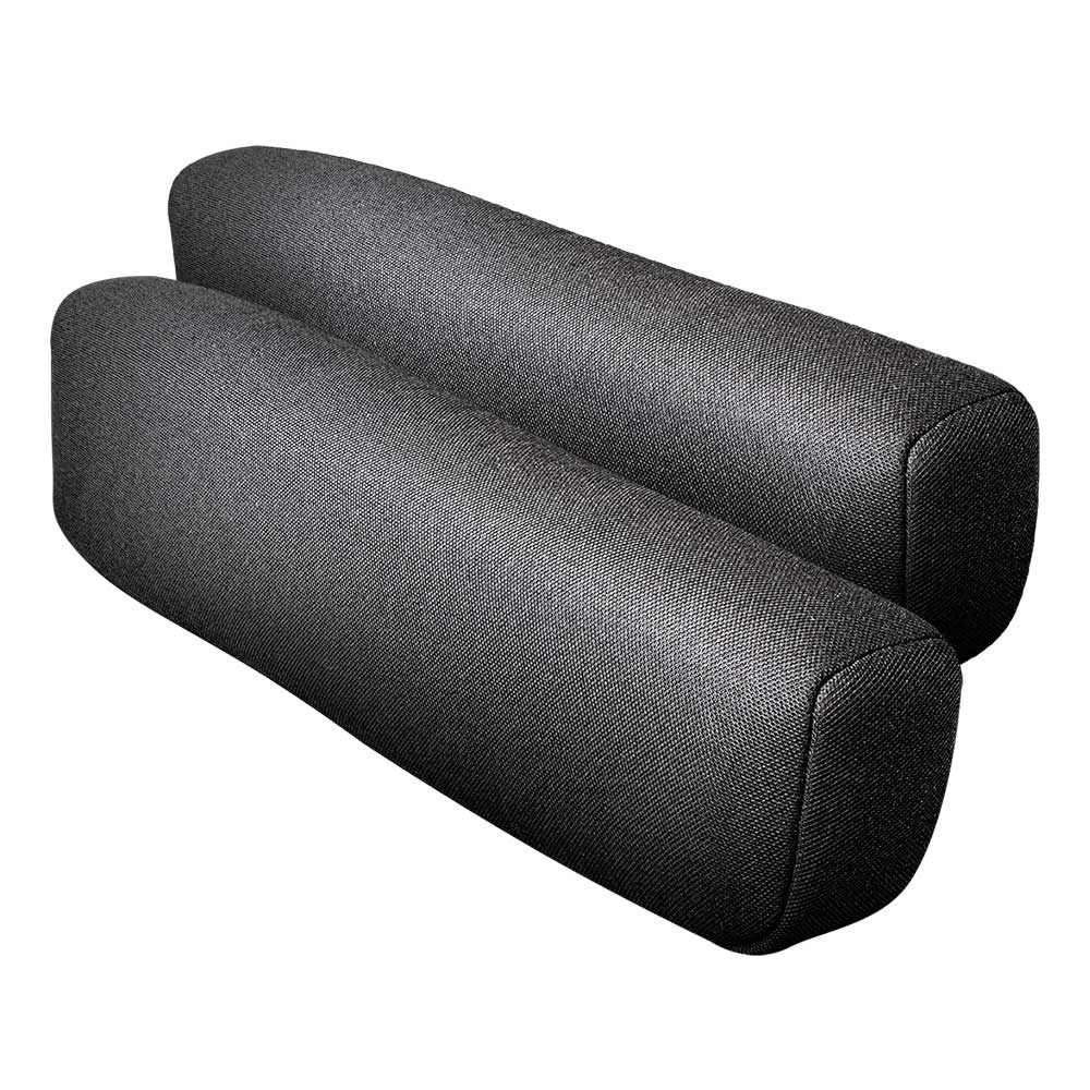 15" Black Cloth Armrest Covers for Peterbilt 579, 567 and Kenworth T680, T880, W990 Models