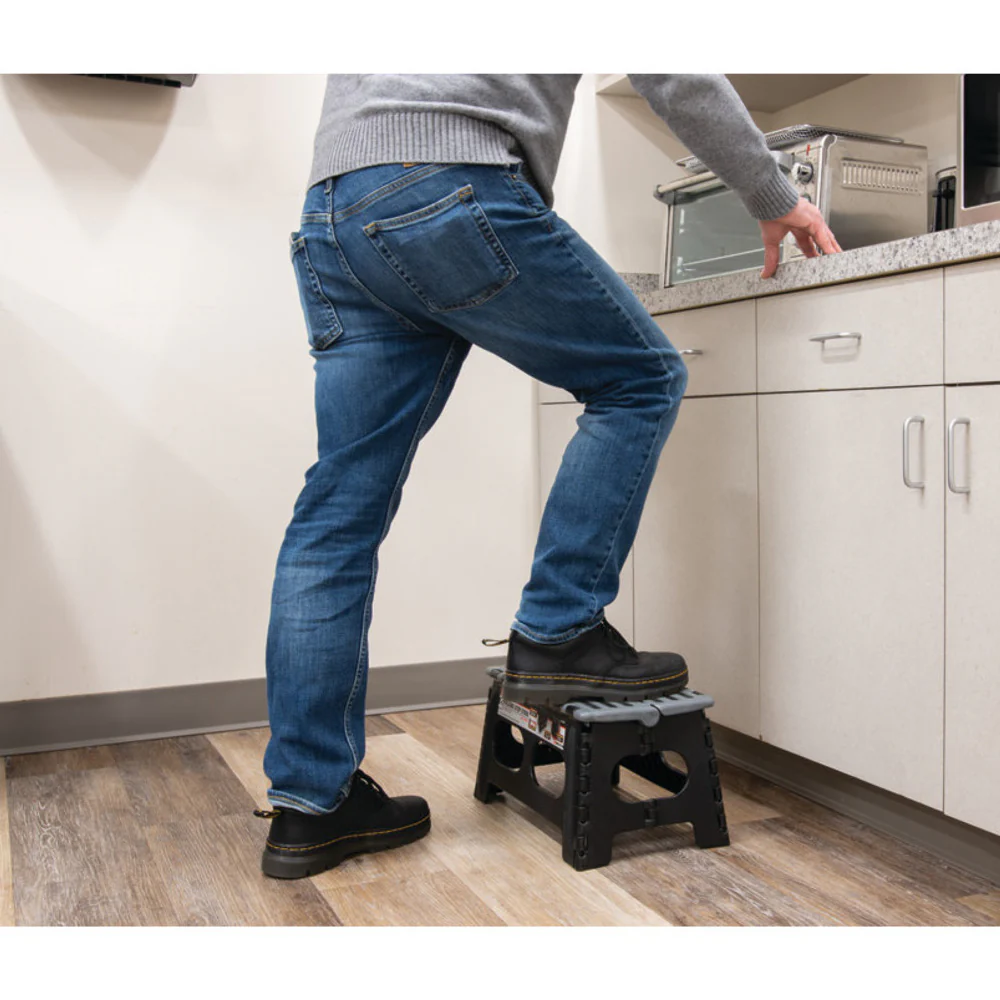 15" Extra Wide Folding Step Stool - Image 3