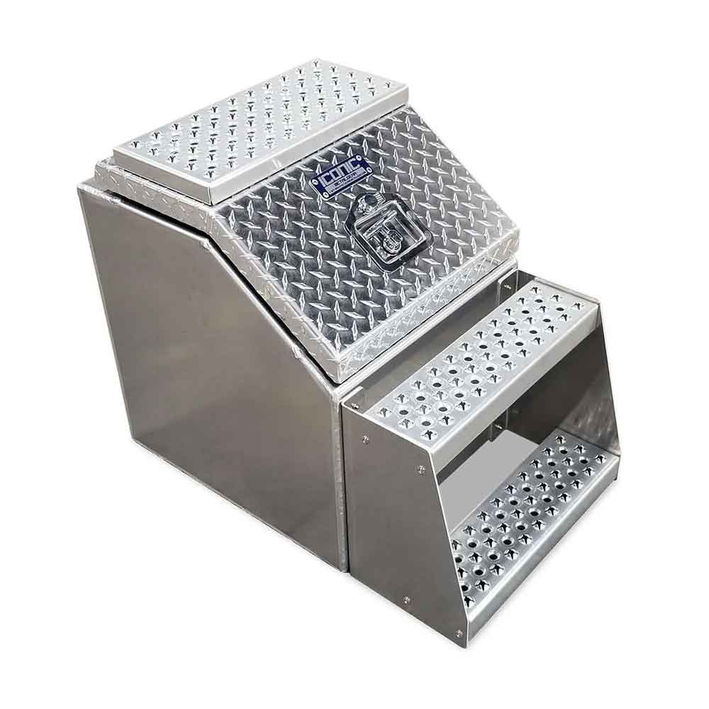 16" Big Mouth Diamond Plate Step Box