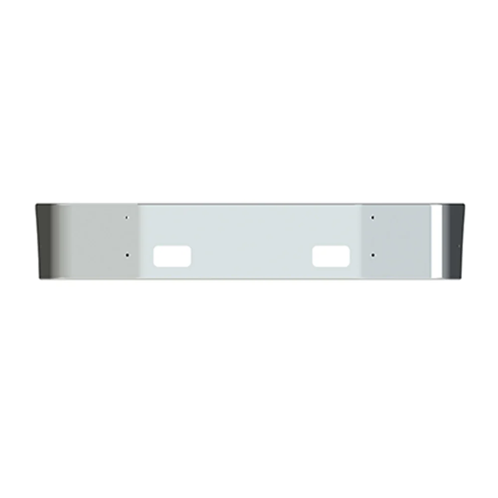 16" Peterbilt 387 SBA 2002-2010 Chrome Bumper with Tow Pin Holes - Image 2