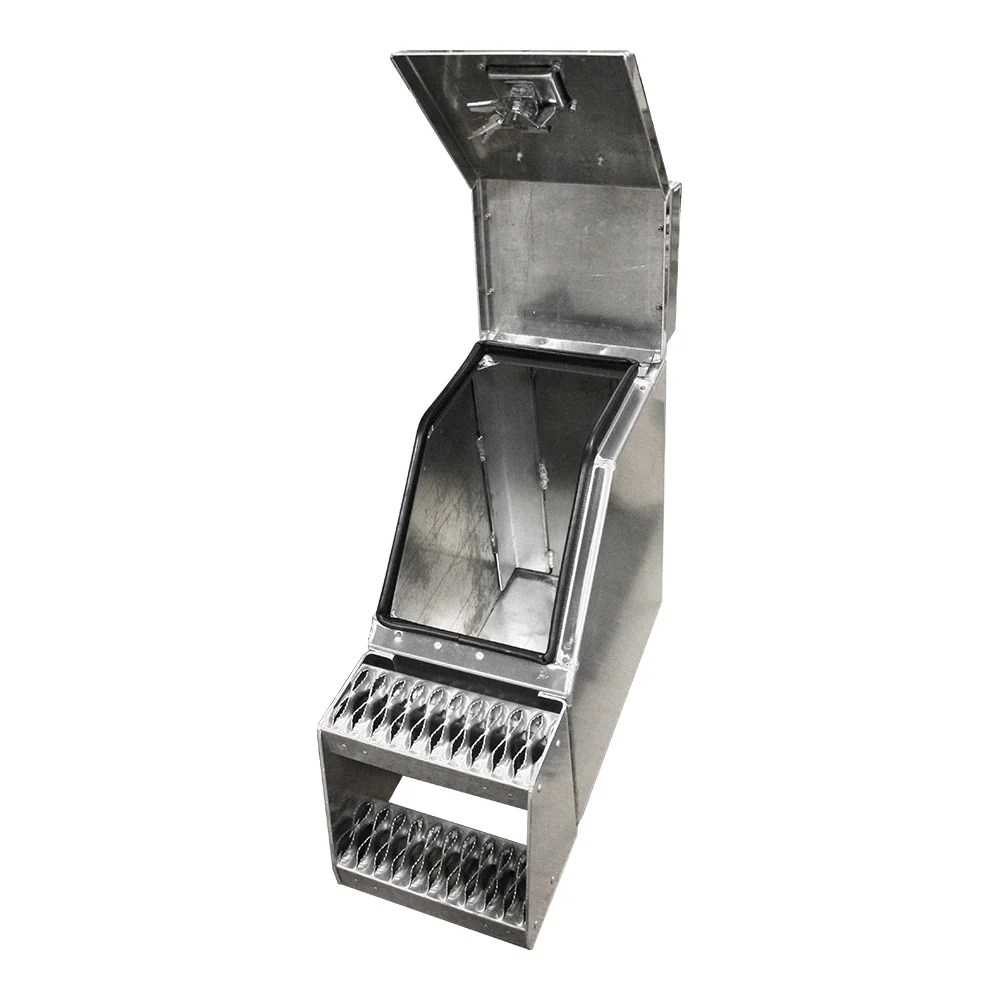 16" Wide  Mouth Step Box with Stainless Steel Door - Image 2