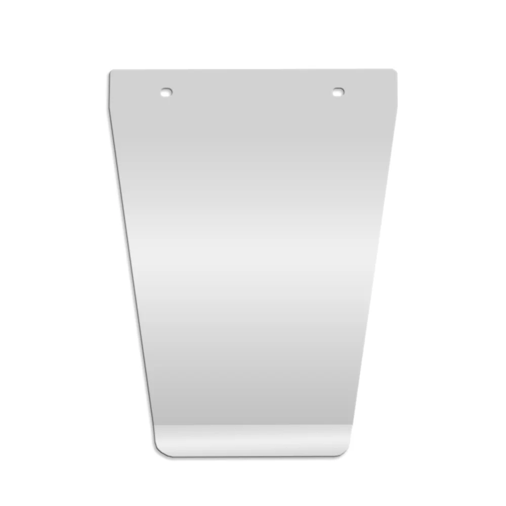16"L x 11.75"W Tapered Stainless Steel Anti-Sail Plates (PR)