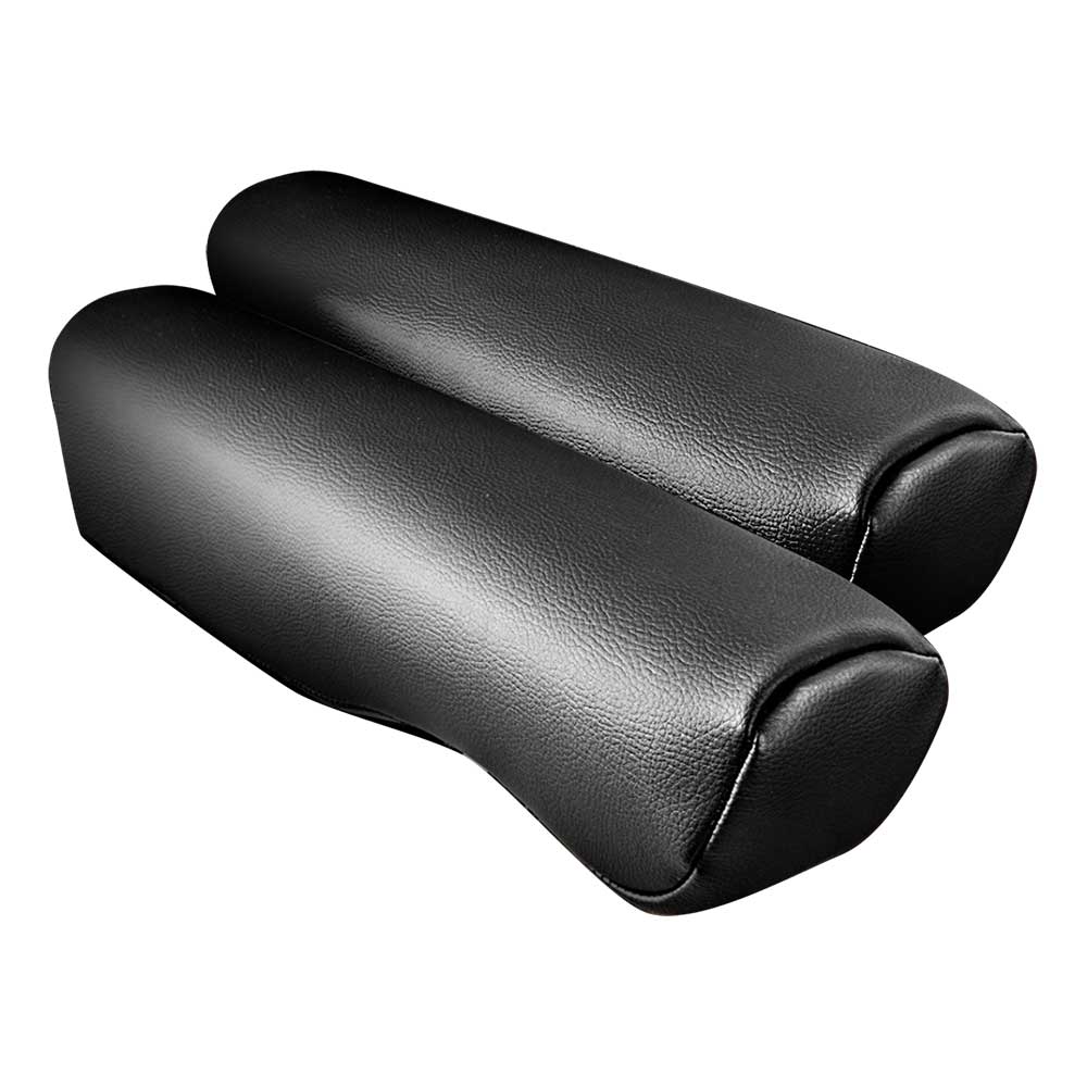17" Black Faux Leather Armrest Covers for Peterbilt 579, 567 and Kenworth T680, T880, W990 Models