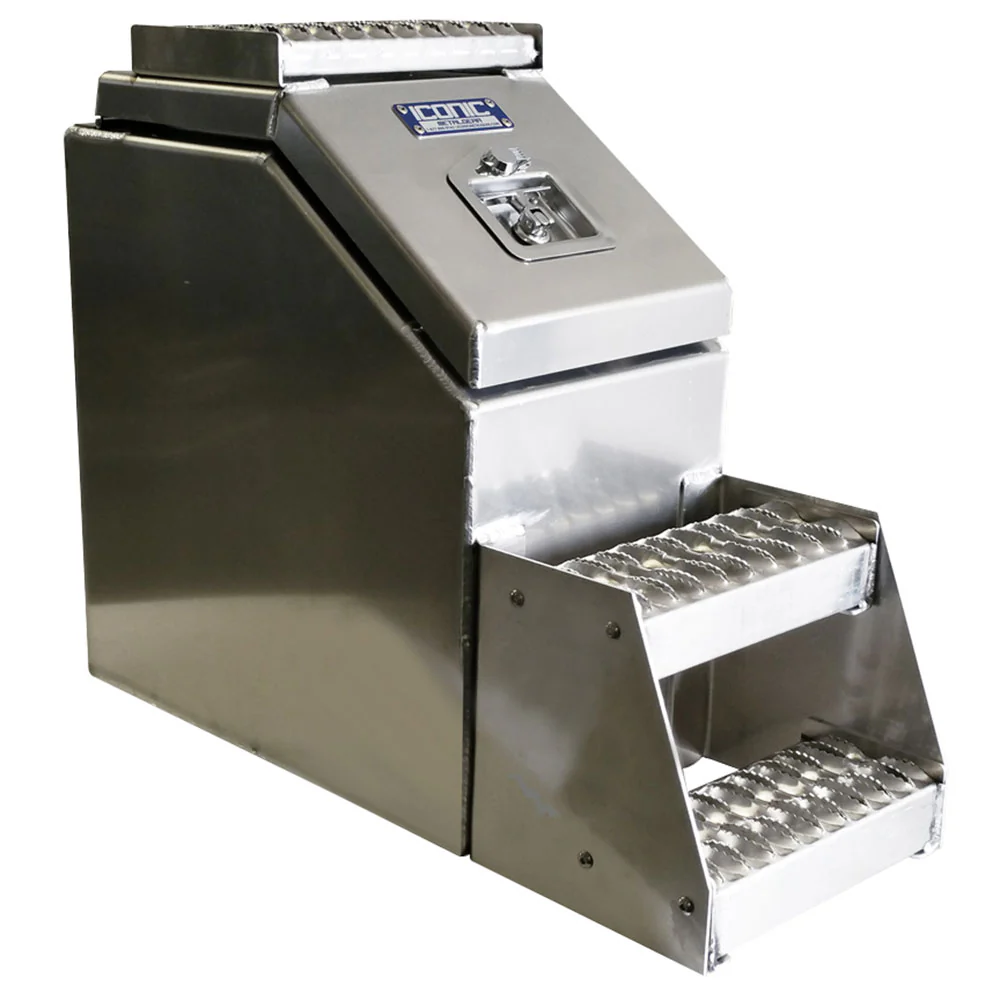 18" Big Mouth Aluminum Step Tool Box - Image 2