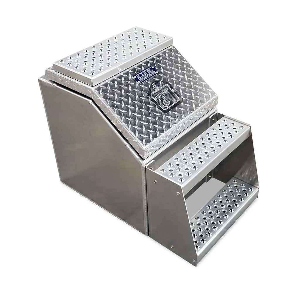 18" Big Mouth Diamond Plate Step Box