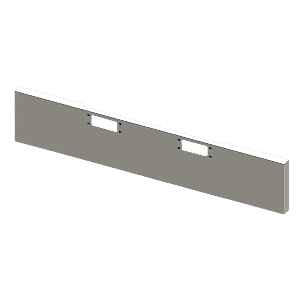 18" Boxed End with Tow Holes Chrome Plated Bumper for Peterbilt 359