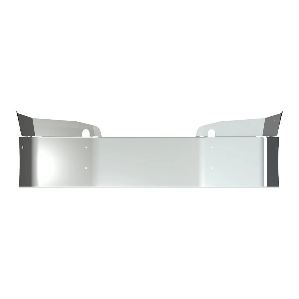 18" FL Cascadia SBA 2017 and Newer Chrome Bumper with Tow Hole - Image 2