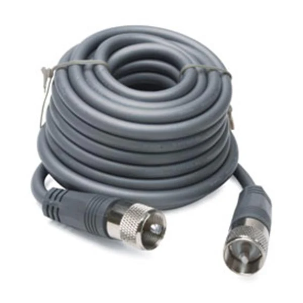 18' Gray CB Antenna Mini-8 Coax Cable