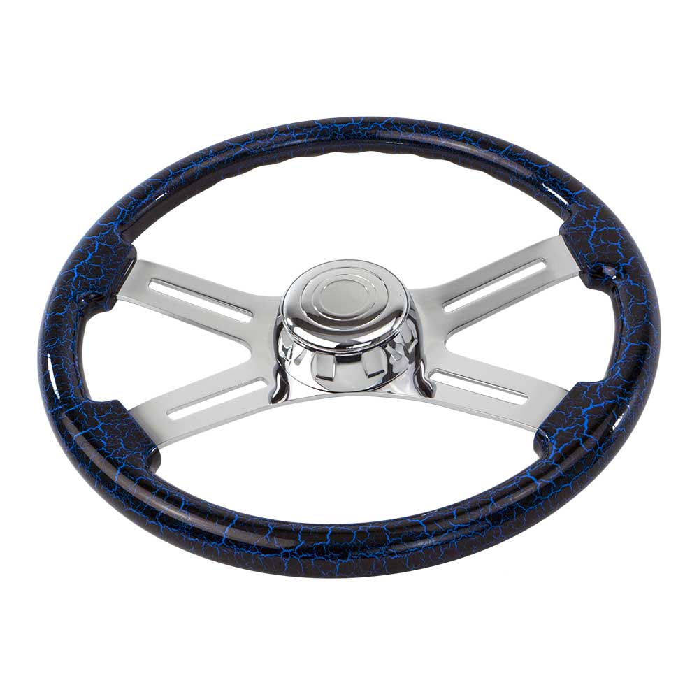 18" Lightning Design Wood Steering Wheel - Image 6