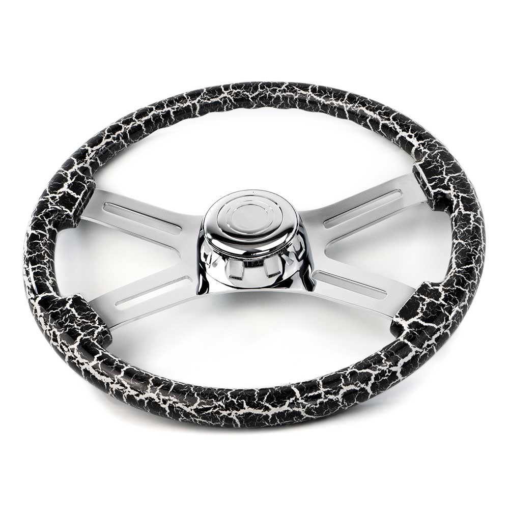 18" Lightning Design Wood Steering Wheel - Image 8