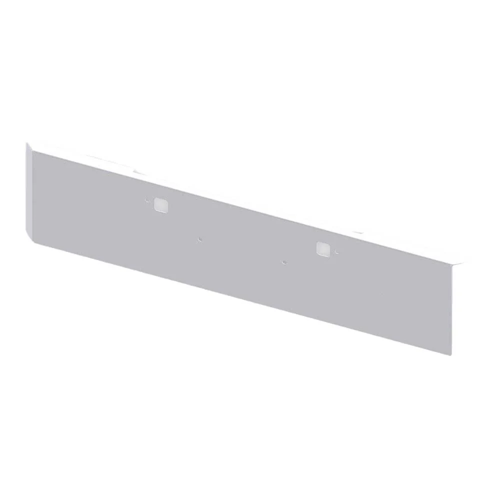 18" Peterbilt Mitered End Chrome Plated Carbon Steel Bumper with Tow Holes