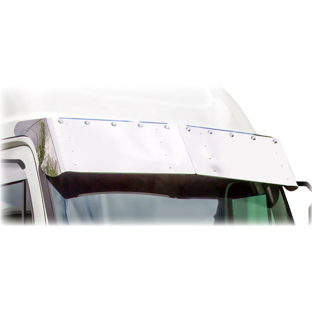 18" SS Drop Visor 2021-2025 Western Star 49X, 57X High Roof