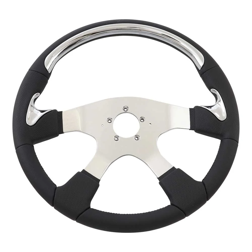 18" Traveler 4-Spoke Chrome Steering Wheel