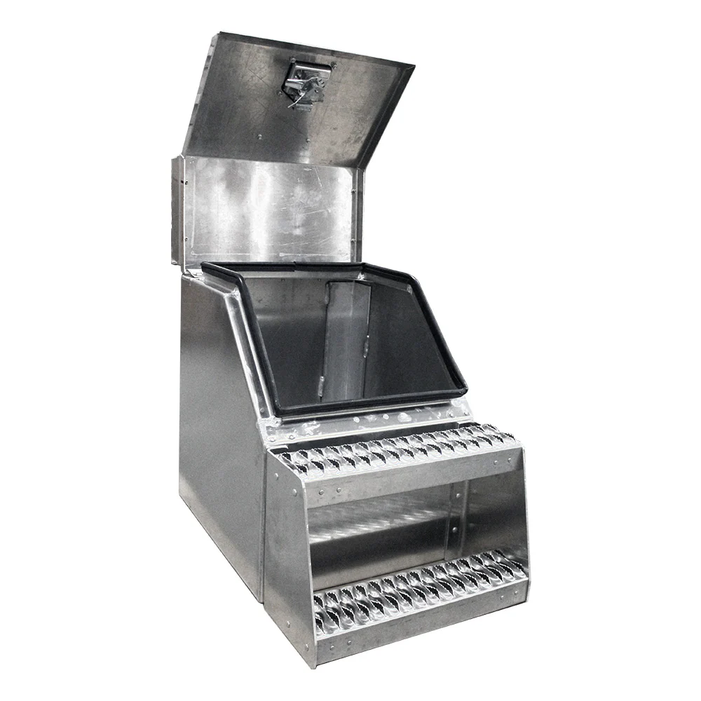 18" Wide Mouth Step Box with Stainless Steel Door - Image 2