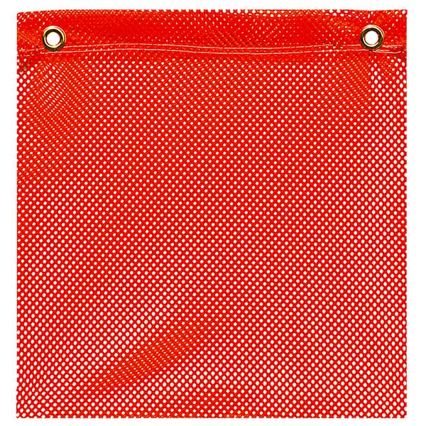 18" x 18" Jersey Grommet Mount Safety Flag - Image 2