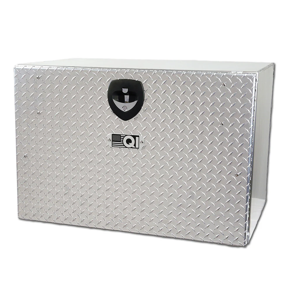 18" x 18" x 30" Aluminum Box with Single Drop Door with Lanyard