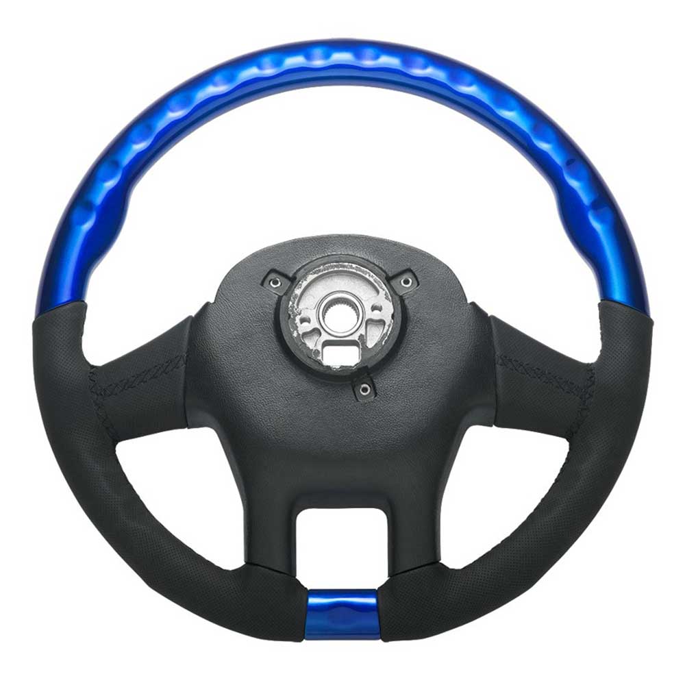 18" YourGrip Wood and Leather Steering Wheel for PB 579, KW T680 - Image 7