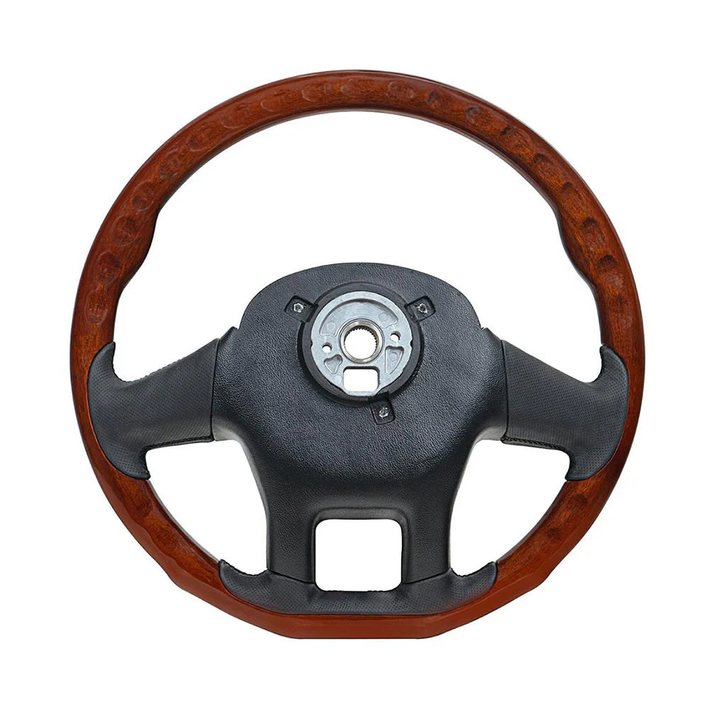 18" YourGrip Wood Steering Wheel for Peterbilt 579 & Kenworth T680 - Image 2