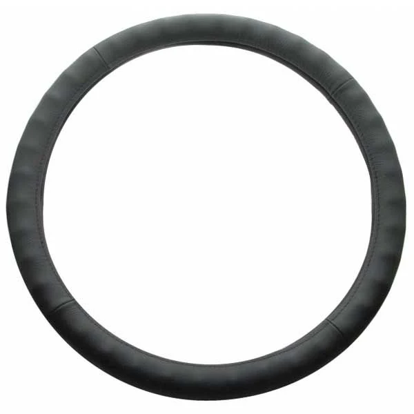18" Faux Leather Steering Wheel Cover - Image 3