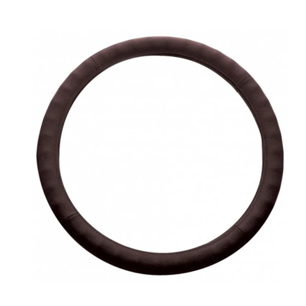18" Faux Leather Steering Wheel Cover - Image 5