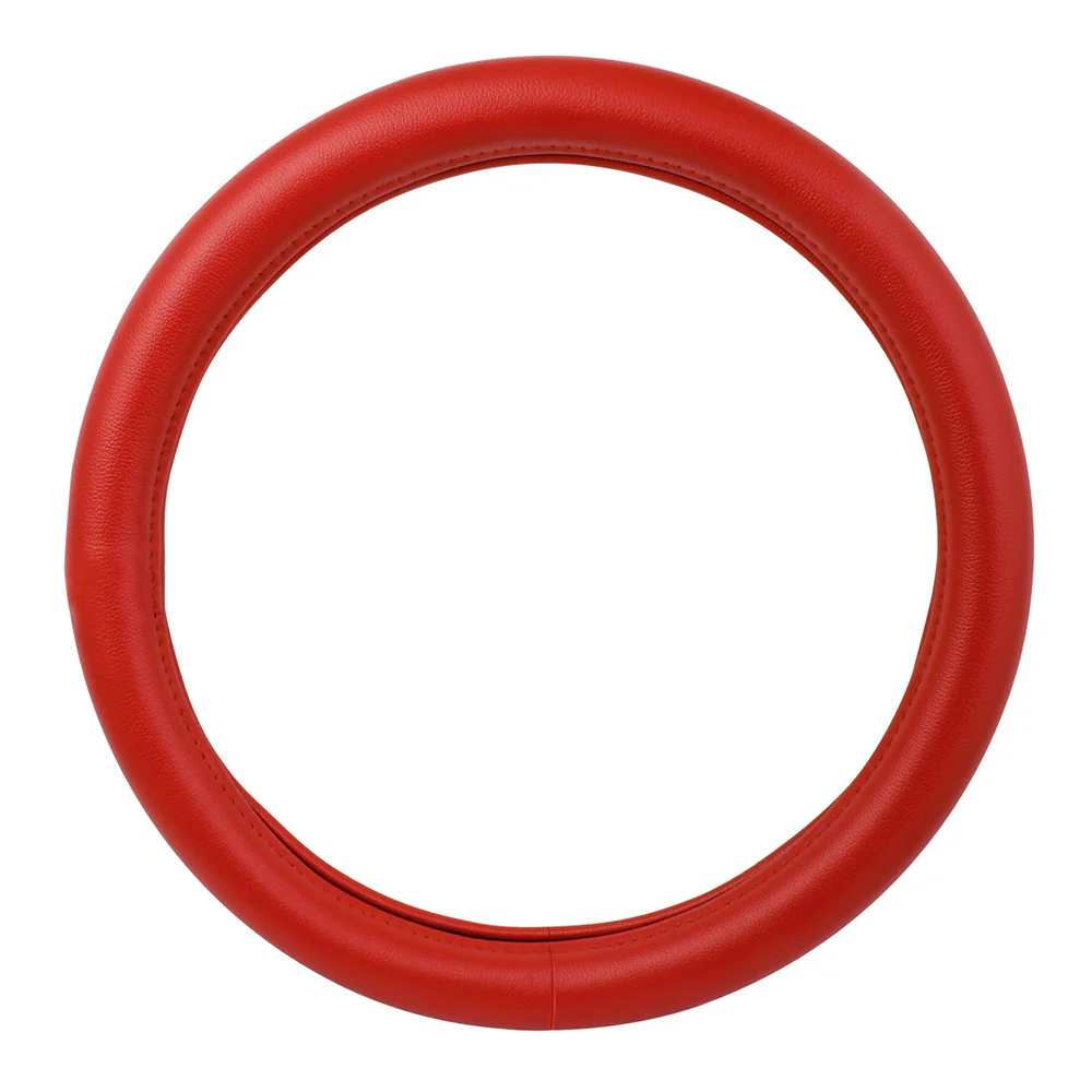 18" Solid Colored Deluxe Steering Wheel Cover - Image 5