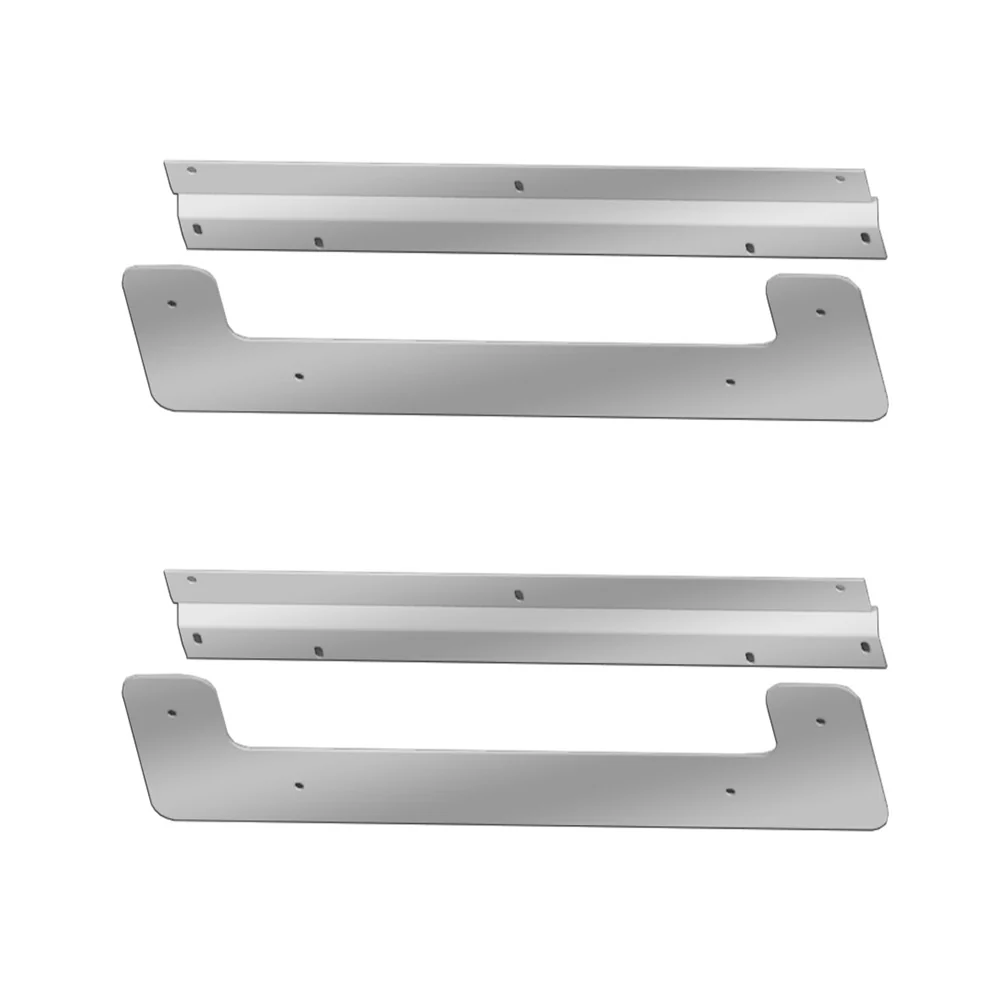 18" Stainless Steel U-Shape Mud Flap Weight with Back Plate (PR)