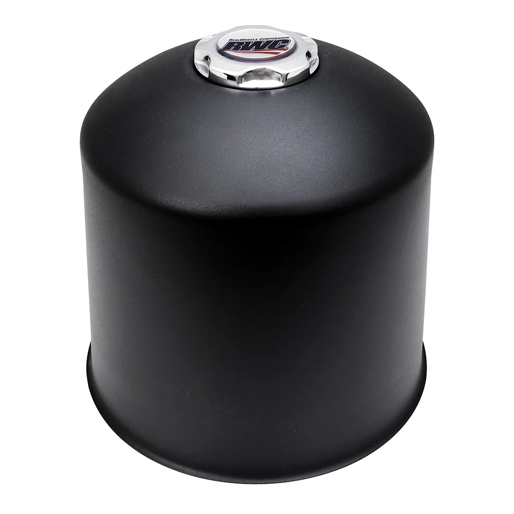 19.5" Rear Stealth Black Gear Nut Axle Cover for Ford F650, F750 and International