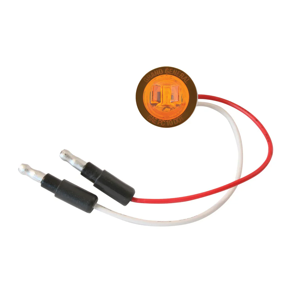 1" Mini Push/Screw-In Wide Angle Single LED Marker Light - Image 2
