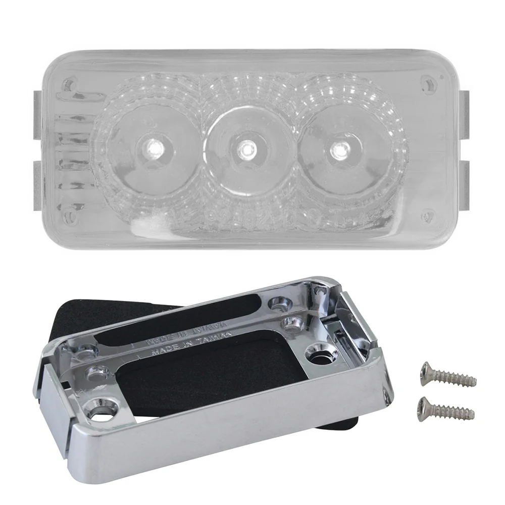 2-1/2" 3 LED Spyder Light with Chrome Bracket - Image 2