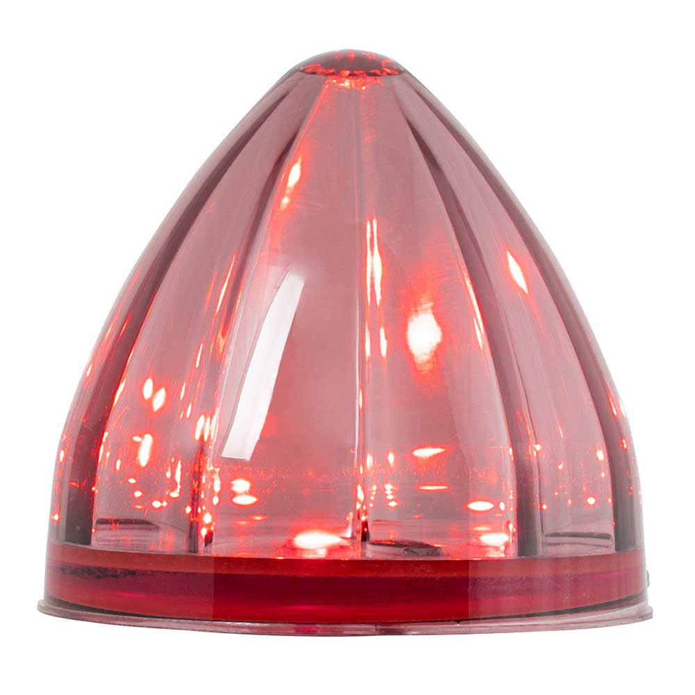2-1/2" Watermelon LED Light in Smoke Lens