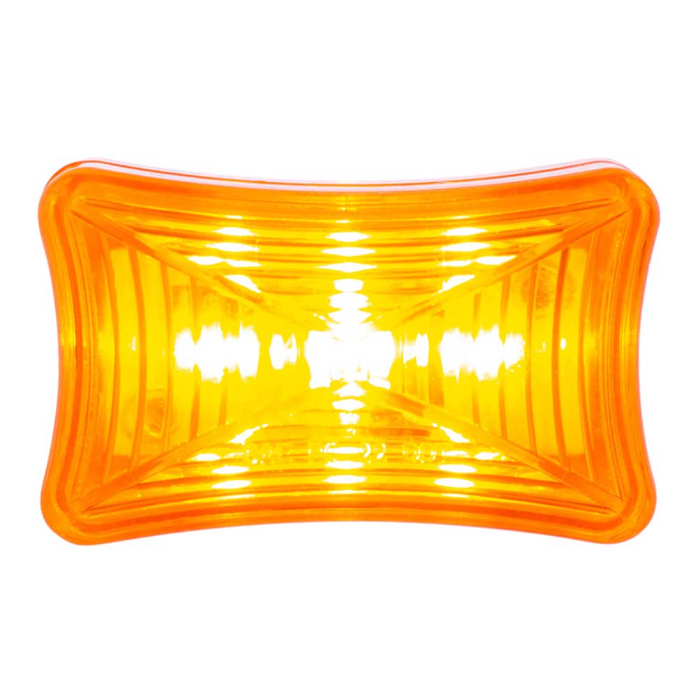 2" 3 LED Rectangle Marker Light with Grommet and Wiring