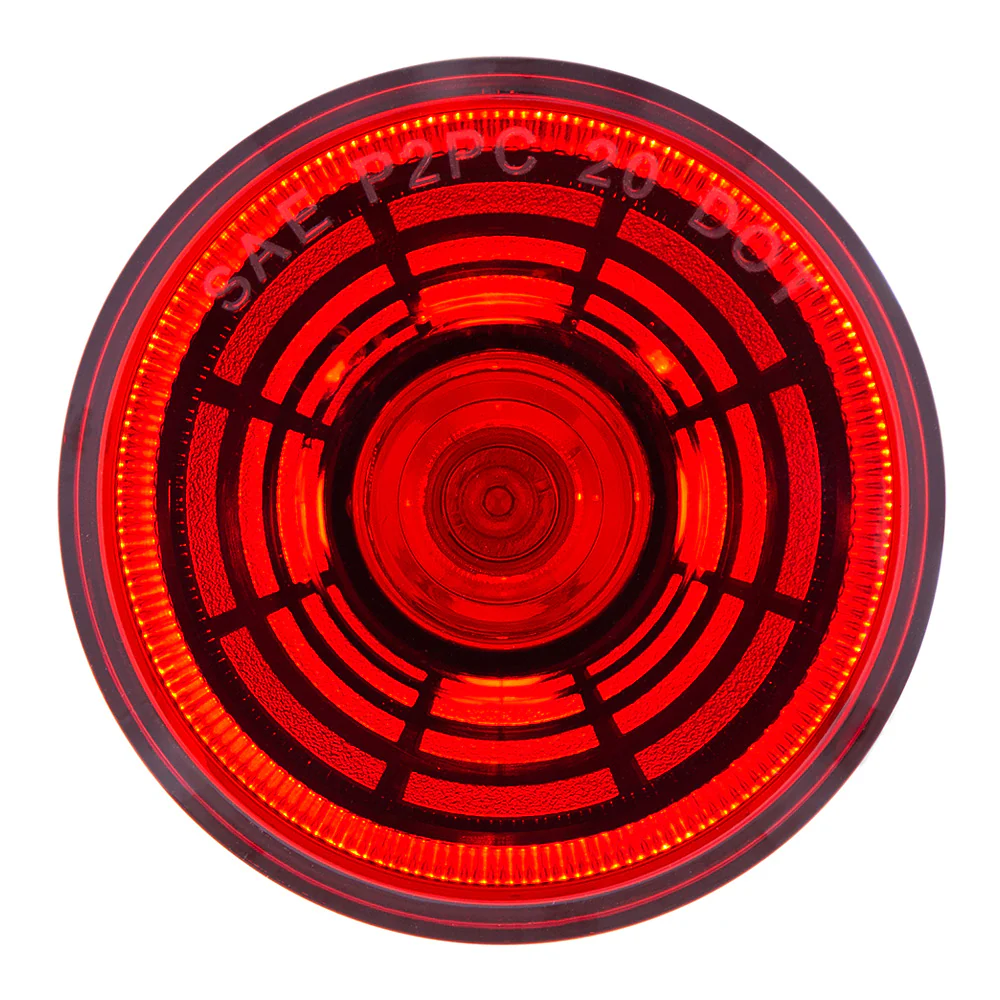 2-1/2" Abyss 4 LED Clearance/Marker with Red Lens