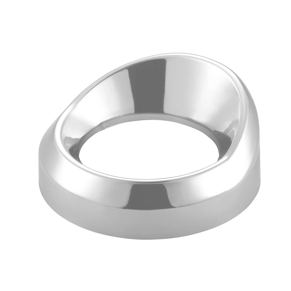 2-7/16" Liquid Silver Small Gauge Cover with Visor - Image 2