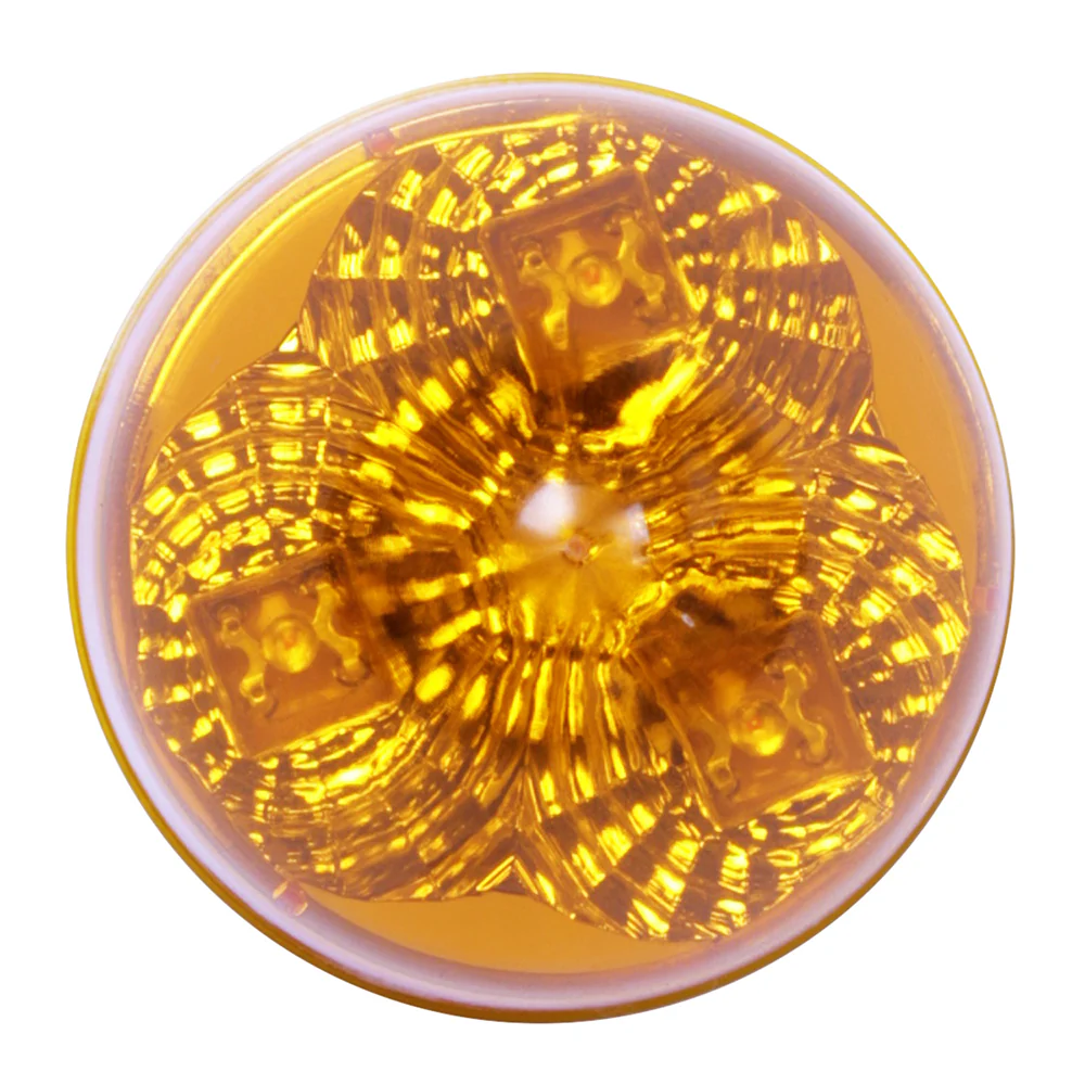 2" Amber 3 LED Beehive Spyder Light - Image 2