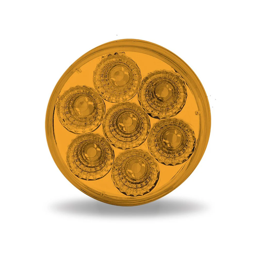 2" Amber LED Light - 7 Diodes