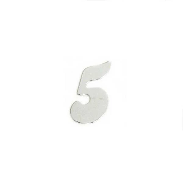 2" Chrome Numbers - Tape Mount - Image 6