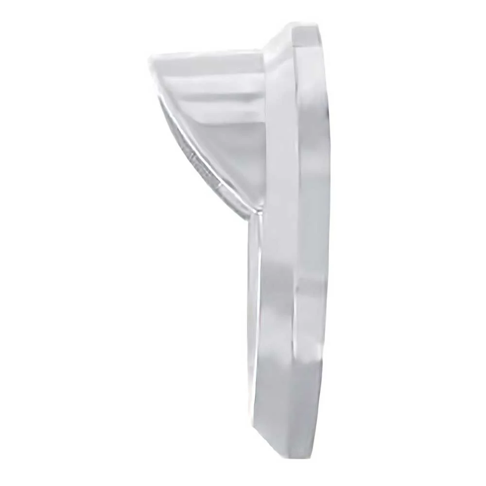 2" Chrome Plastic Light Bezel with Visor and Stainless Steel Screws - Image 4