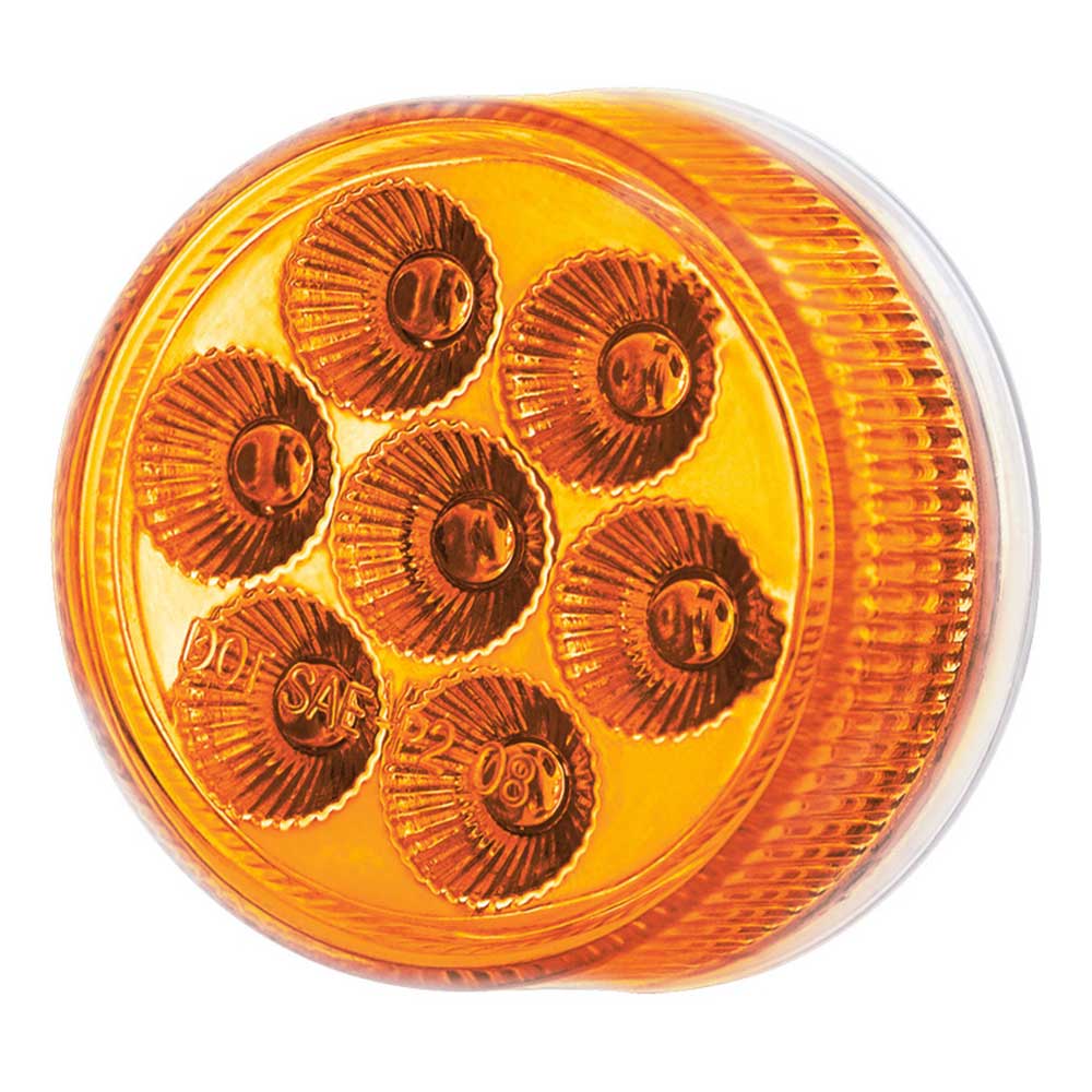 2" Double Fury 7 LED Marker Light with Clear Lens - Image 12