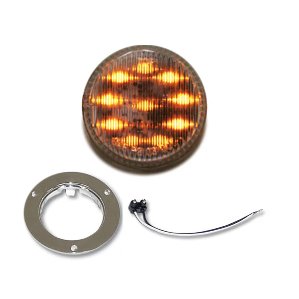 2" LED Marker Light with Chrome Bezel - Image 2