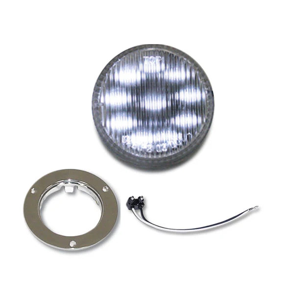 2" LED Marker Light with Chrome Bezel - Image 3