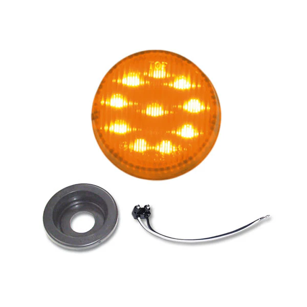 2" LED Marker Light with Chrome Bezel - Image 4