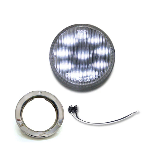 2" LED Marker Light with Stainless Steel Bezel - Image 3