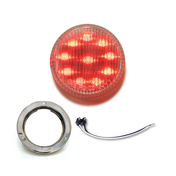 2" LED Marker Light with Stainless Steel Bezel - Image 5