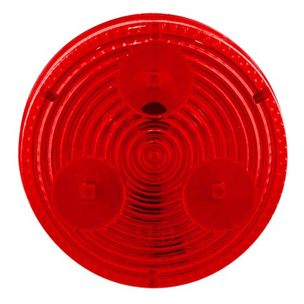 2" Low Profile Red 3 LED Marker Light - Image 2