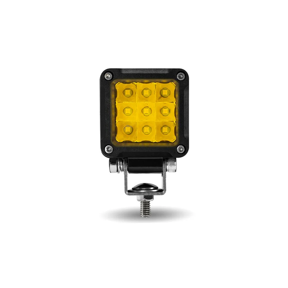 2" Mini Square Amber LED Spot Light