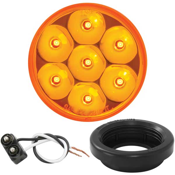 2" Pearl LED Marker Light with Grommet - Image 2