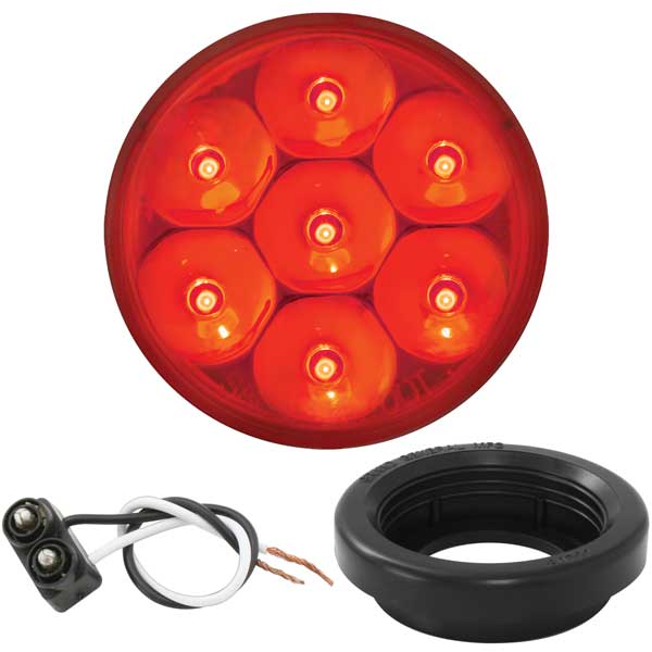 2" Pearl LED Marker Light with Grommet - Image 3