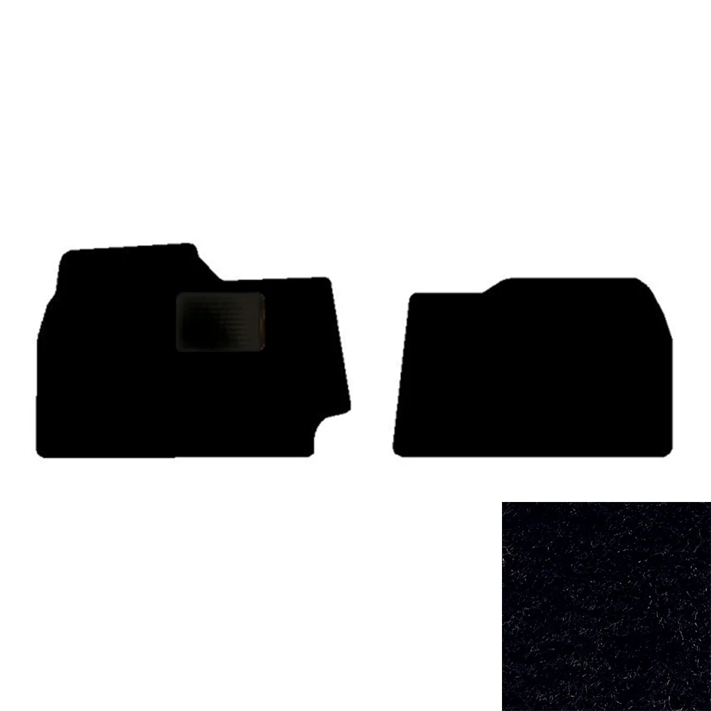 2-Piece Premium Floor Mat Set for KW T2000/T700 in Black